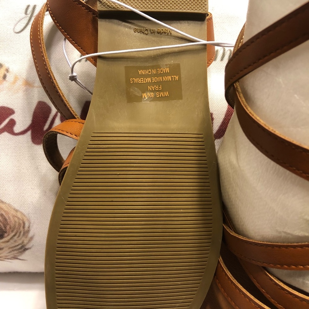 sandals NEW REPORT 8.5 or 7.5 Fran Sandals unused NWOT adjustable strap - Picture 6 of 8